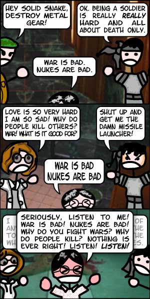 WAR IS BAD, MMMMM-KAY?
